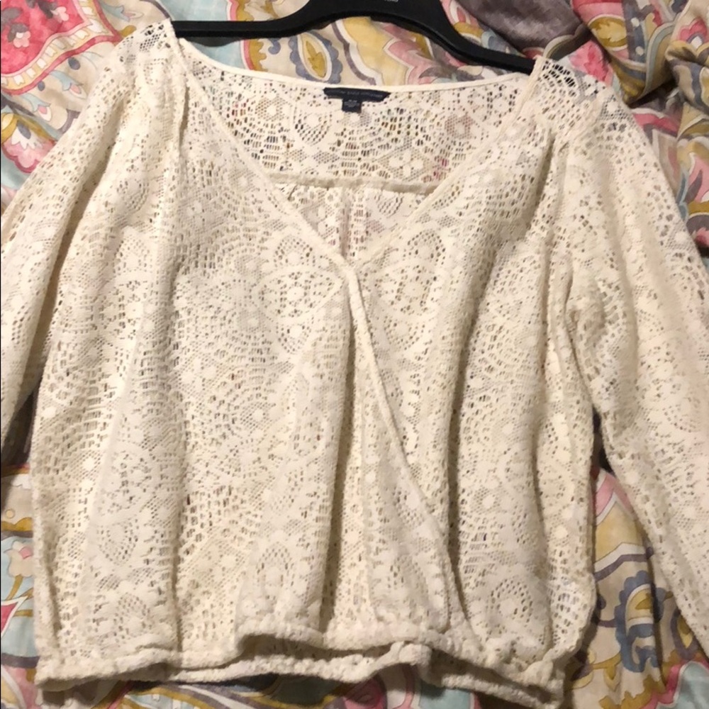 American Eagle Lace Top
